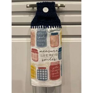 Crochet Top Kitchen Towel- Measure Life With Smiles